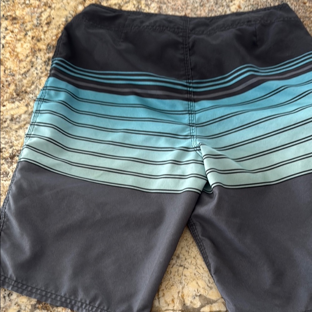 O'Neill Black and Blue Board Shorts Swimwear - Picture 4 of 4